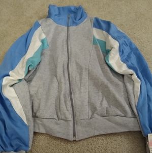 Vintage Athletic Club Fill Zip Up Size Large